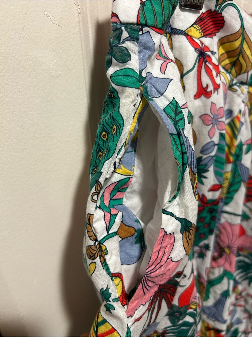 Boden Floral/Animal Novelty Print Cotton Pleated Skirt , size 10 - Picture 4 of 7